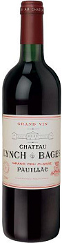 Вино Chateau Lynch Bages Pauillac AOC 5-eme Grand Cru Classe 2020 750 мл