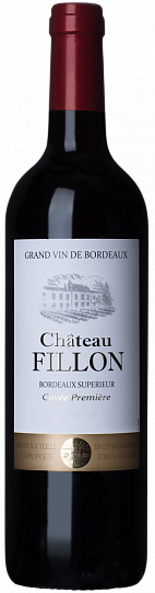 Вино Chateau Fillon Cuvee Premiere AOC Bordeaux Superieur   2015 750 мл