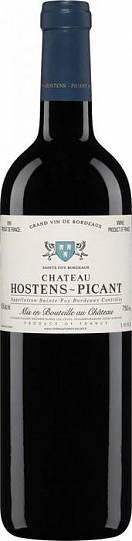 Вино Chateau Hostens-Picant Cuvee    2018 750 мл