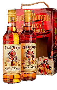 Ром Captain Morgan Spiced Gold 500 мл*2
