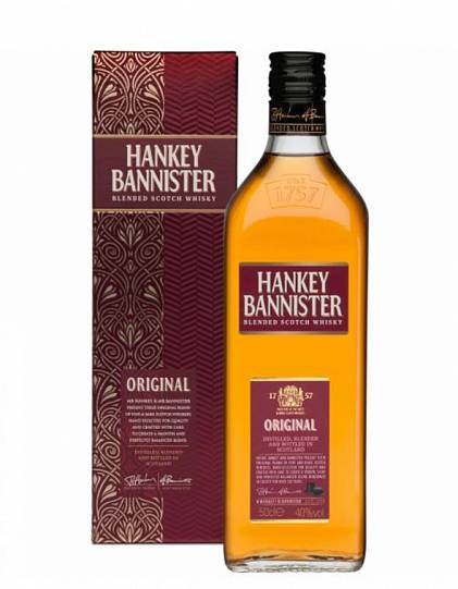 Виски Hankey Bannister Original gift box  1000 мл