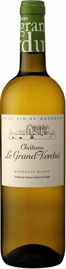 Вино Chateau Le Grand Verdus Blanc Bordeaux AOP 2015 750 мл