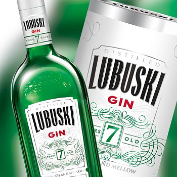 Джин Lubuski  7 years old GB gift box 700 мл