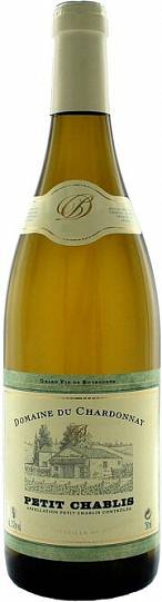 Вино Domaine du Chardonnay  Petit Chablis    2021  750 мл 12 %