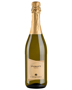 Игристое вино  Cavatina Spumante Bianco Dry   750 мл