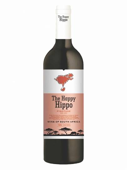 Вино Happy Hippo Pinotage Хэппи Хиппо Пинотаж 750 мл