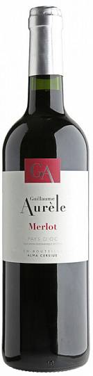 Вино   Guillaume Aurele  Merlot   Гийом Аурель  Мерло  750 мл  13,5%