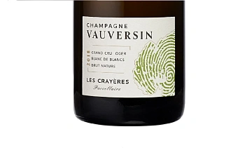 Шампанское Vauversin Les Crayeres Grand Cru Blanc de Blancs Brut Nature  2019 750 мл