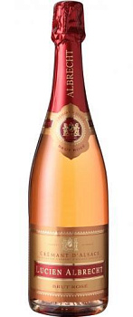 Игристое вино Lucien Albrecht Brut Rose Cremant d’Alsace AOC gift box  1500 мл