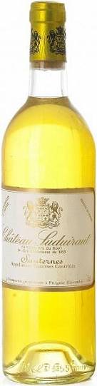 Вино Chateau Suduiraut Sauternes 1er Grand Cru Classe AOC  2011 750 мл