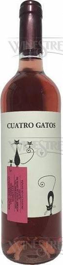 Вино Cuatro Gatos Tempranillo Rosado  750 мл