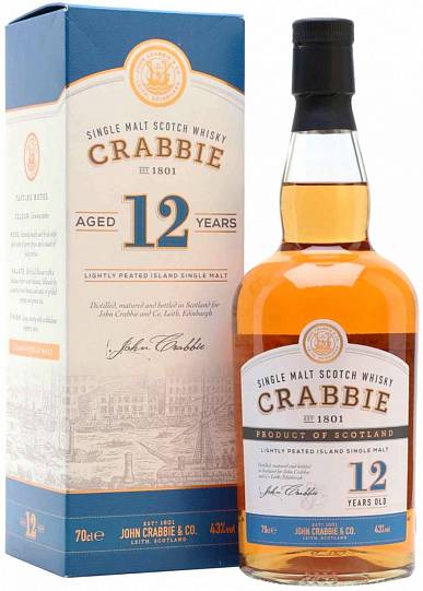 Виски Crabbie 12 Years Old gift box   700 мл