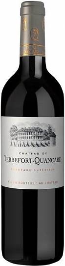 Вино Cheval Quancard Chateau de Terrefort-Quancard Bordeaux Superior AOC 2019 750 мл