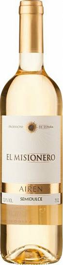 Вино  El Misionero Airen Semidulce  La Mancha DO   Эль Мисионеро  Айре