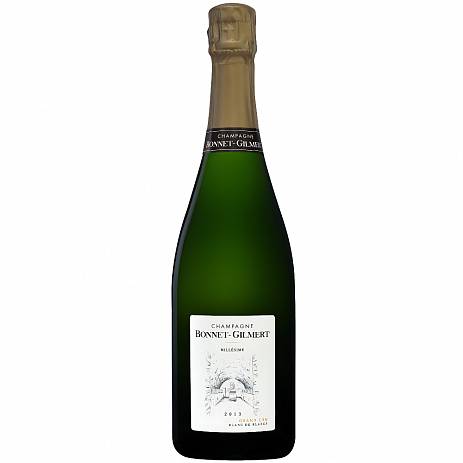 Шампанское Bonnet-Gilmert Blanc de Blancs Millesime Brut  2013  750 мл 12,5 %