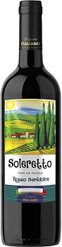 Вино Солеретто Красное  полусладкое 750 мл