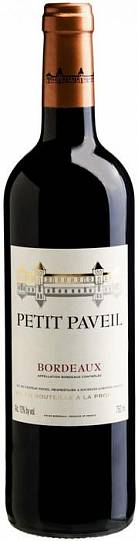 Вино Chateau Paveil de Luze Petit Paveil Bordeaux AOC    2013 750 мл
