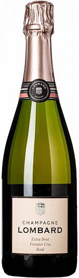 Шампанское Champagne Lombard Extra Brut Premier Cru Rose  2018 750 мл 