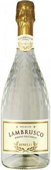 Игристое вино Binelli Premium  Lambrusco Bianco Amabile Dell’Emilia IGT  750 мл