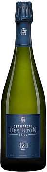 Шампанское Champagne Beurton & Fils Reserve 424 Brut Champagne AOC 2021 750 мл  12%