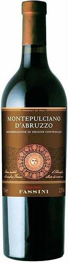 Вино Fassini Montepulciano d’Abruzzo DOCG  750 мл