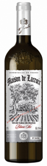 Вино Maison de Lacroix Blan Мейсон де Лакруа Белое Сухое 750 