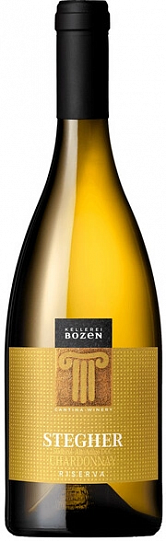 Вино Bozen Stegher Chardonnay Riserva Sudtirol Alto Adige DOC  2020 750 мл 14 %