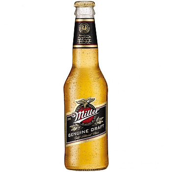 Пиво Miller Genuine Draft Миллер Дженьюин Драфт стекло 330 мл
