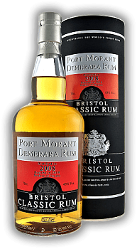 Ром Bristol Classic Rum Port Morant  Demerara Rum gift tube 2008  700 мл