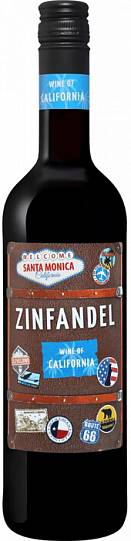 Вино  Santa Monica  Zinfandel    750 мл 
