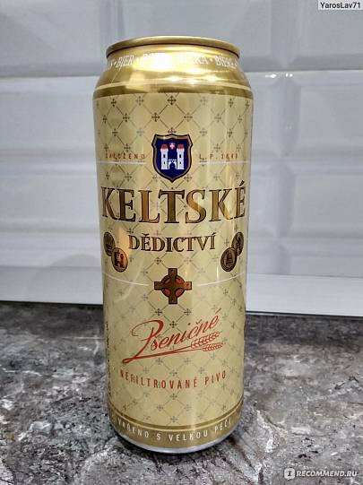 Пиво Keltske Dedictvi Pcenicne 500 мл