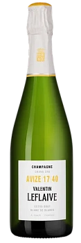 Игристое вино Valentin Leflaive Avize 17 40 Extra Brut  2017  750 мл
