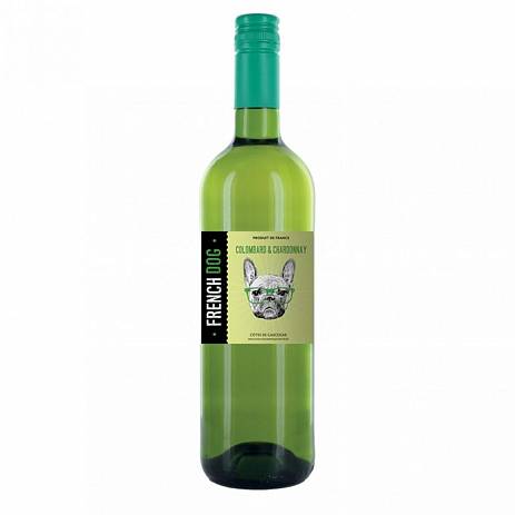 Вино French Dog Colombard Chardonnay IGP  Cotes de Gascogne    2020 750 мл