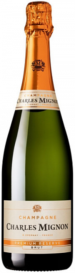Шампанское Charles Mignon Premium Reserve Brut Champagne AOC   2018 750 мл