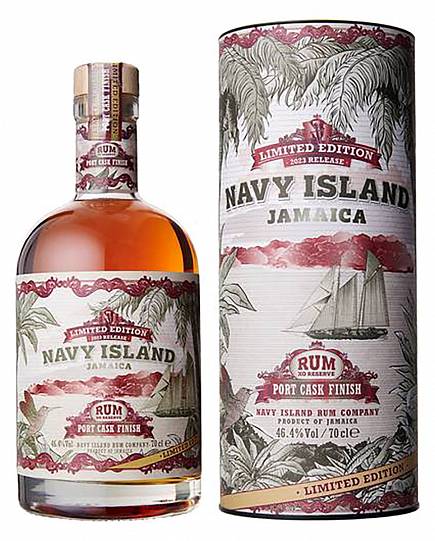Ром  Navy Island Jamaica Rum Port Cask Finish  gift box   700 мл  46,4 %