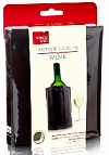 Охладительная рубашка VacuVin RI Wine Cooler Black,  для вина 0,75л цвет: черный