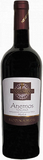 Вино  Poggiosecco Anemos   2018   750 мл