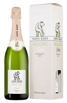 Игристое вино Hans Baer Riesling  Sekt   gift box  750 мл  12,5%