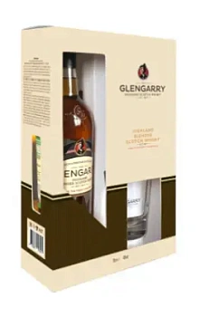 Виски  Glengarry gift box with the glass   700 мл