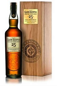 Виски Glen Scotia 25 Years Old gift box 700 мл