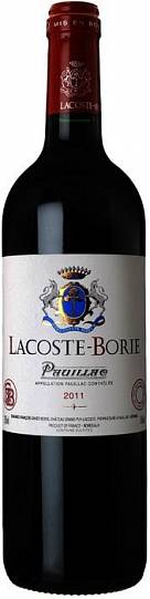 Вино Chateau Grand-Puy-Lacoste Lacoste-Borie Paulliac АОС 2012 750 мл 13,5%
