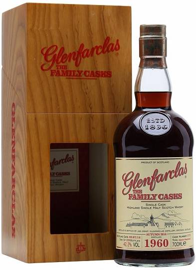 Виски Glenfarclas 1960 Family Casks 45,2%  700 мл