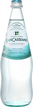Вода  San Cassiano  Sparkling  Glass  Сан Кассиано  Газированная  500 мл