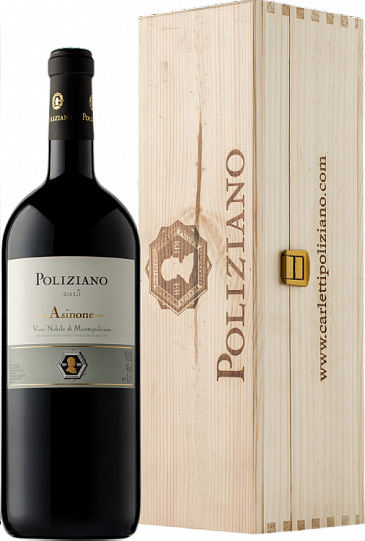Вино Poliziano  Vino Nobile di Montepulciano  Asinone   wooden box  2019  1500 мл  1