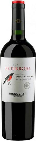 Вино Bisquertt  Petirrojo  Reserva  Cabernet Sauvignon  Colchagua Valley DO red  2019 