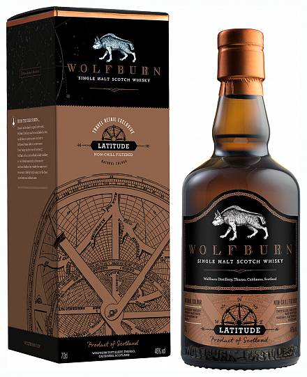 Виски Wolfburn  Latitude Highlands Single Malt Scotch Whisky  700 мл