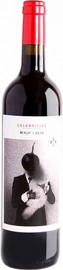 Вино Bodegas San Valero  Celebrities Merlot Carinena DOP  2018 750 мл