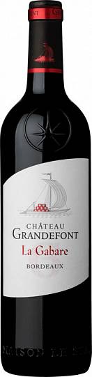 Вино Chateau Grandefont La Gabare Bordeaux AOC  750 мл