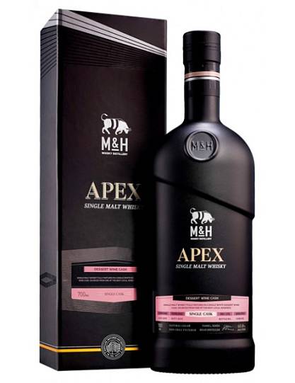 Виски M & H Apex Single Cask Dessert Wine Cask  gift box  700 мл 60,8%