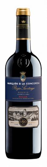Вино Marques de la Concordia Rioja Santiago Reserva  750 мл 14%